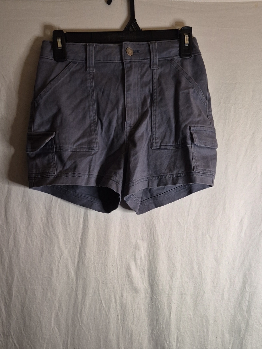 Hollister Slate Blue Utility Cargo Shorts